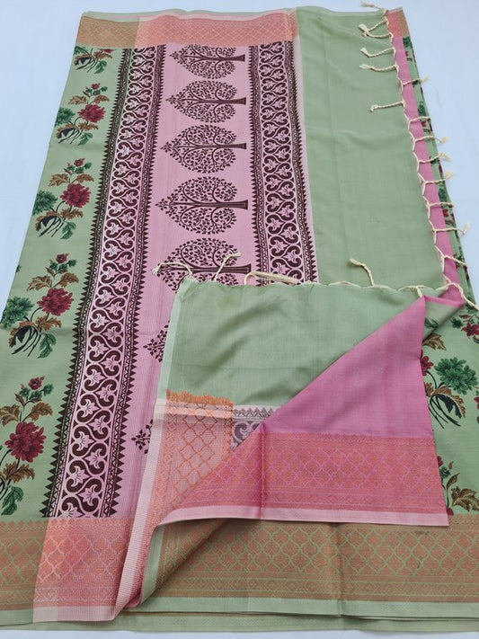 Kanchipuram Blended Soft Silk Silk Saree 106