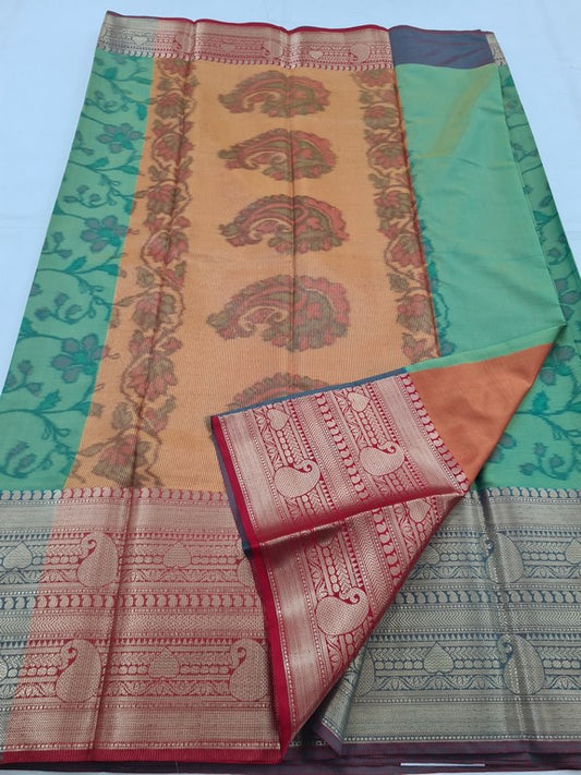 Kanchipuram Blended Pochampally Soft Silk Saree 154