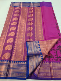 Kanchipuram Blended Pochampally Soft Silk Saree 161