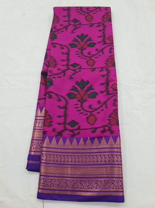 Kanchipuram Blended Pochampally Soft Silk Saree 163