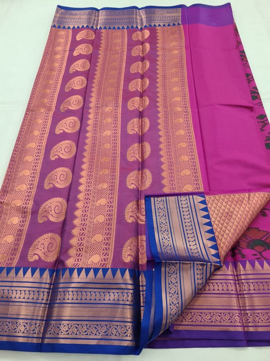 Kanchipuram Blended Pochampally Soft Silk Saree 163