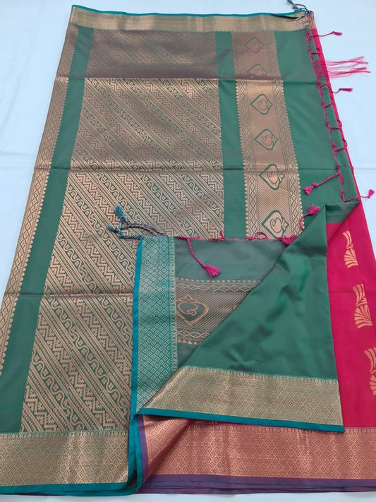 Kanchipuram Blended Soft Silk Saree 173
