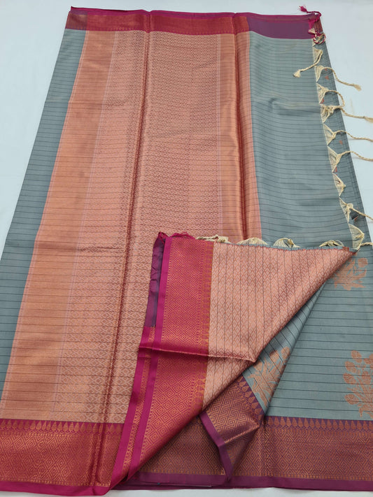 Kanchipuram Blended Soft Silk Silk Saree 007