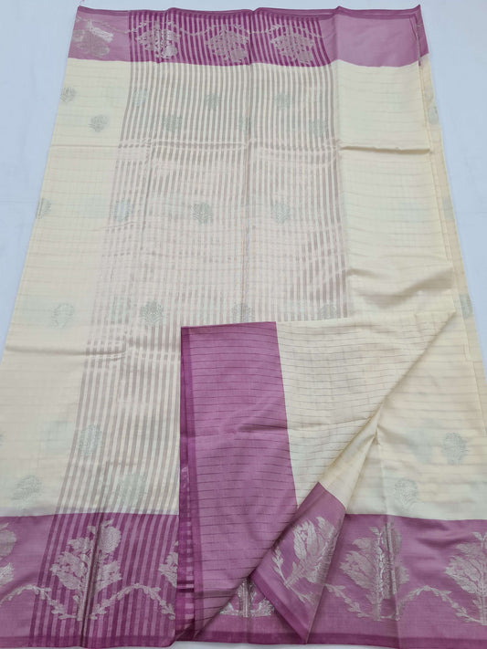 Kanchipuram Blended Soft Silk Silk Saree 010
