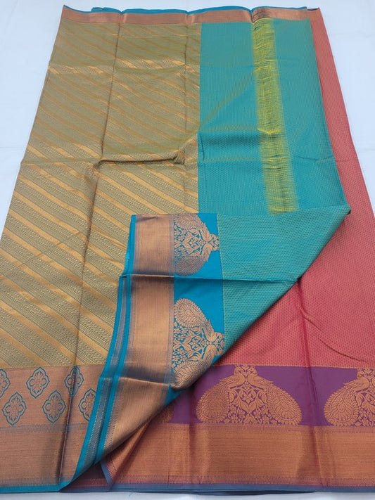 Kanchipuram Blended Fancy Saree 256
