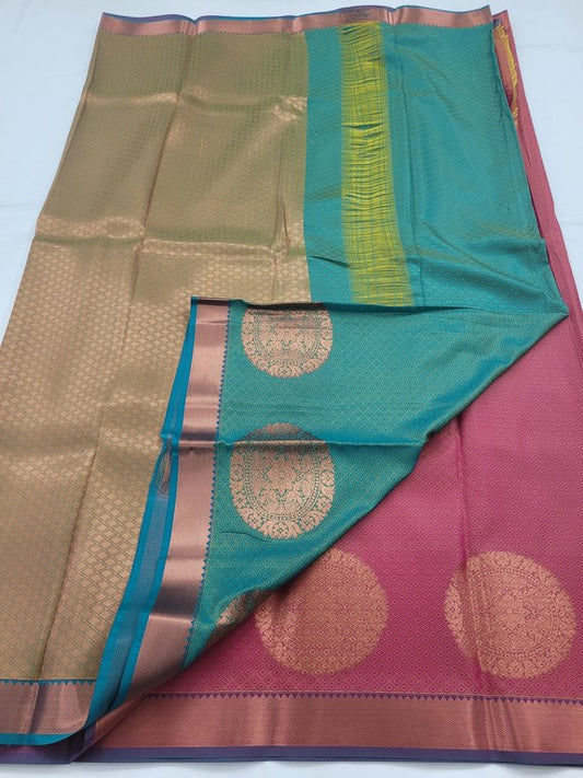Kanchipuram Blended Fancy Saree 258