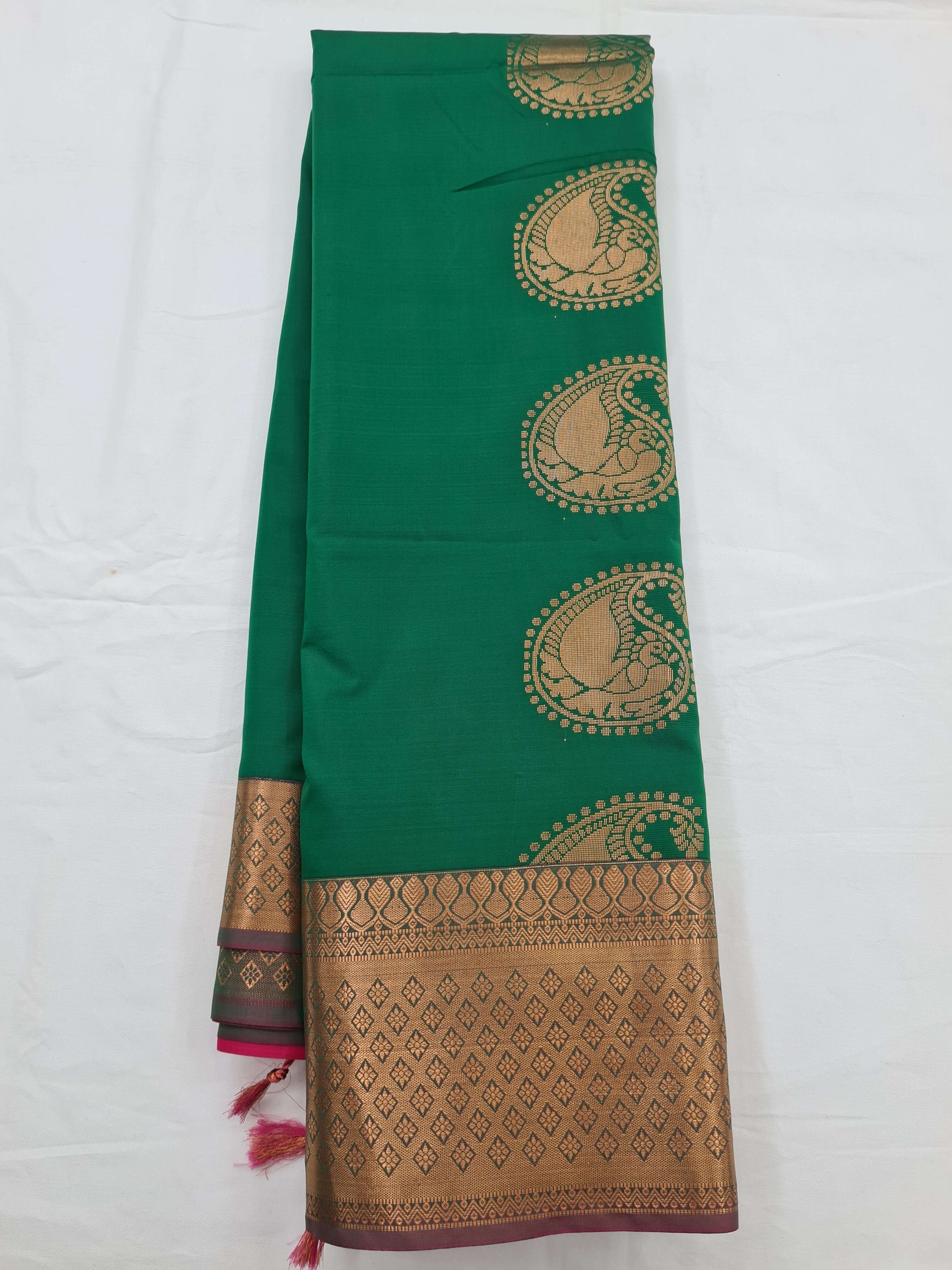 Kanchipuram Blended Soft Silk Silk Saree 016