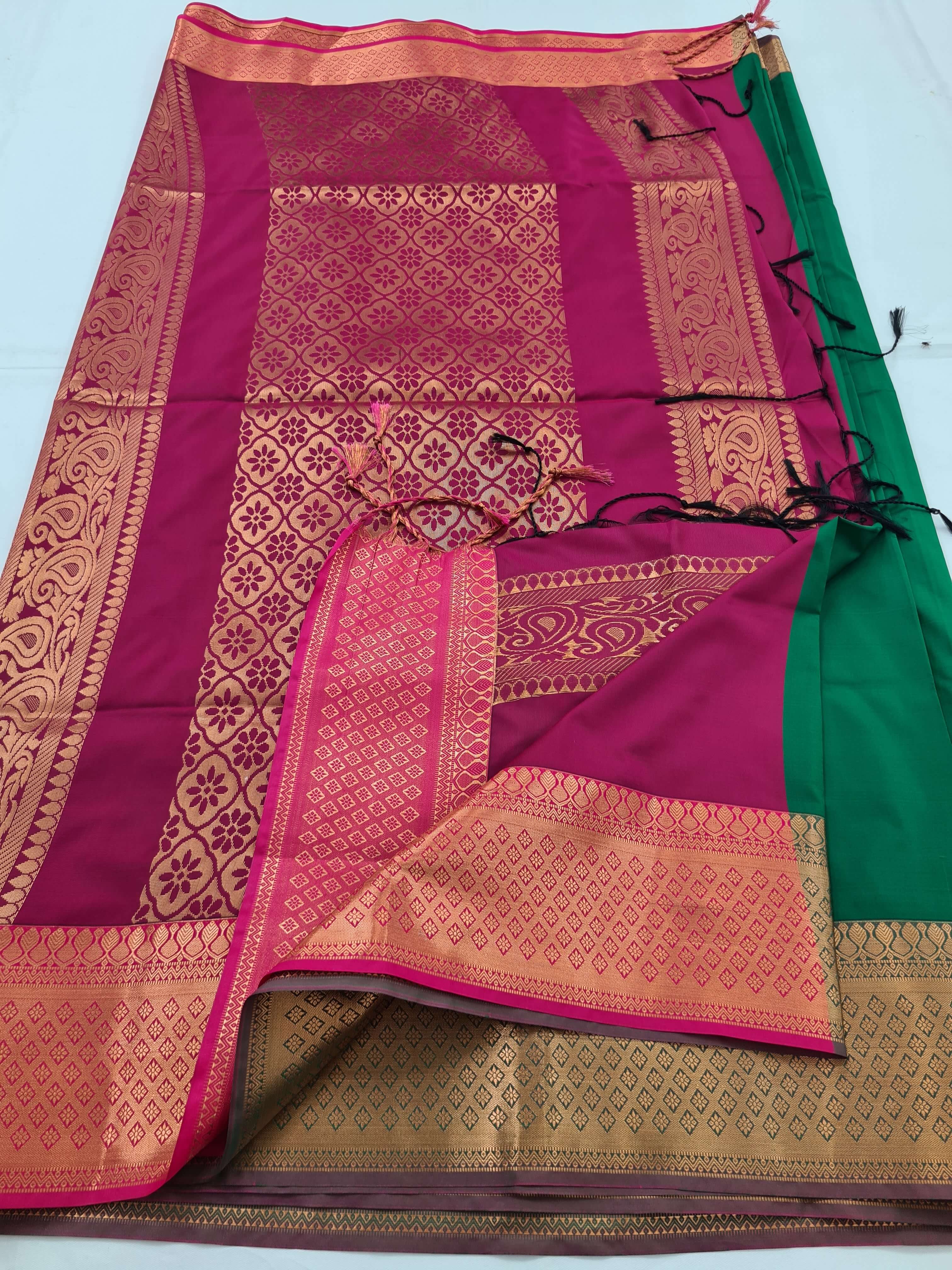 Kanchipuram Blended Soft Silk Silk Saree 016