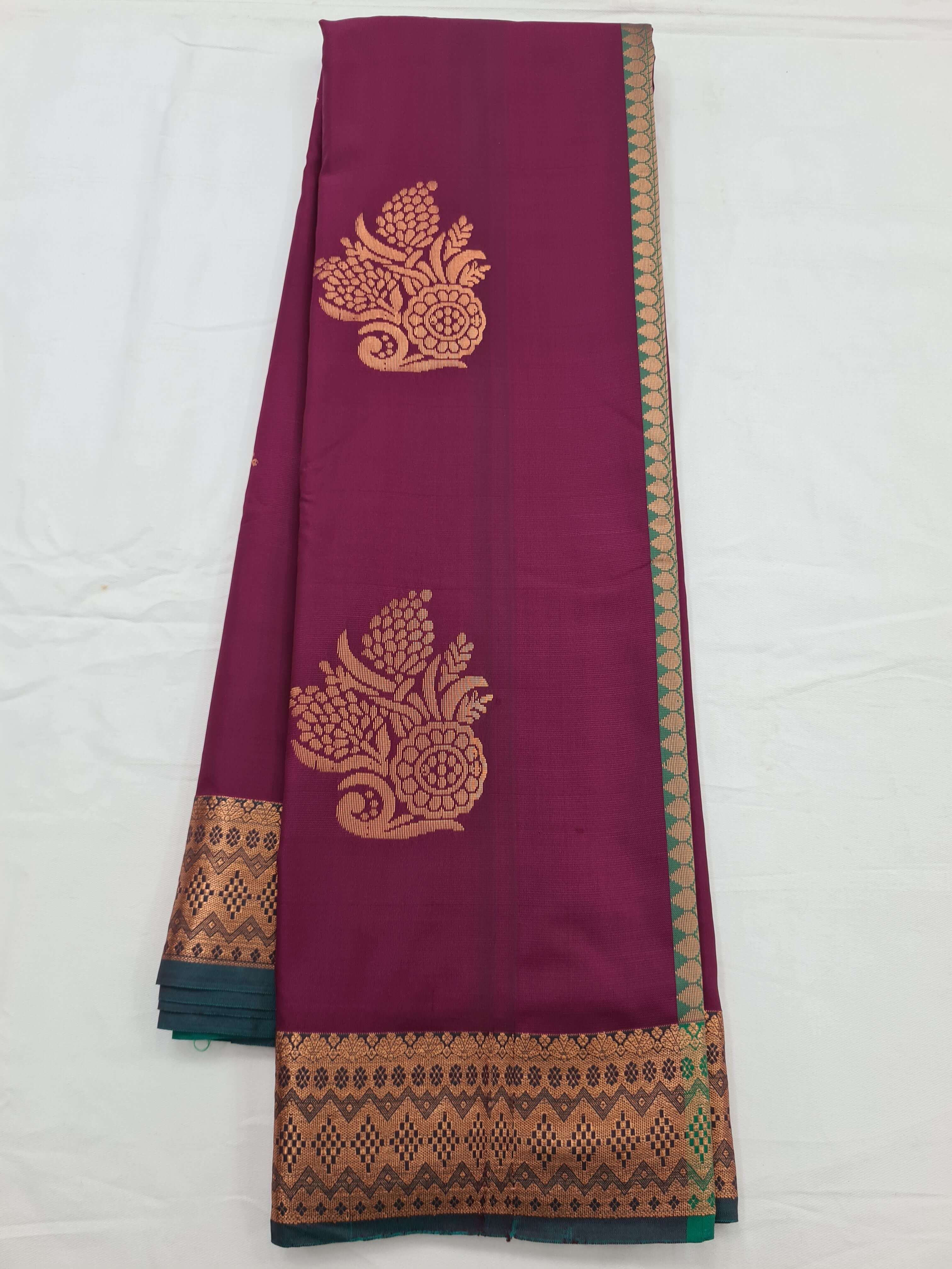 Kanchipuram Blended Soft Silk Silk Saree 018