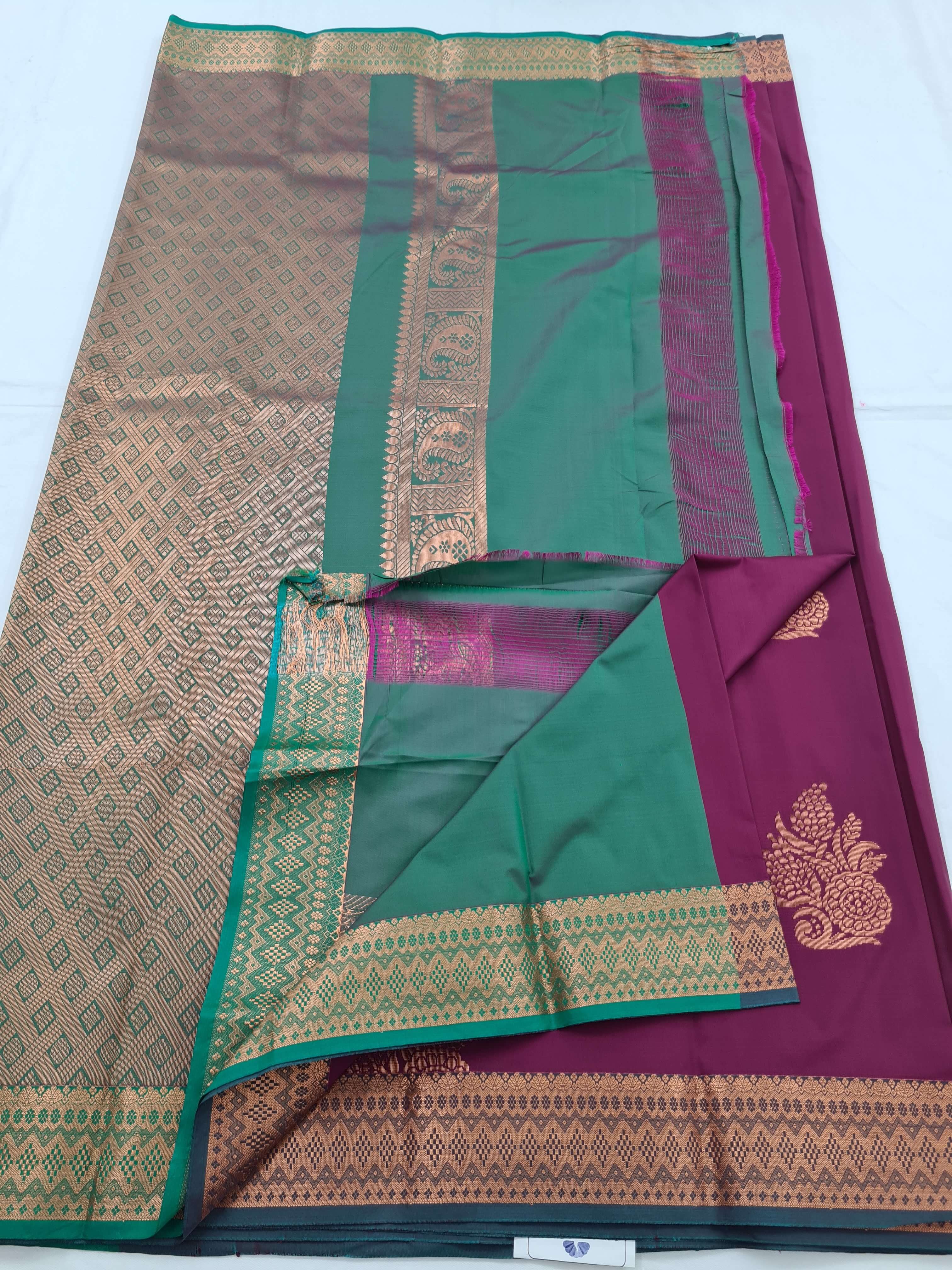 Kanchipuram Blended Soft Silk Silk Saree 018