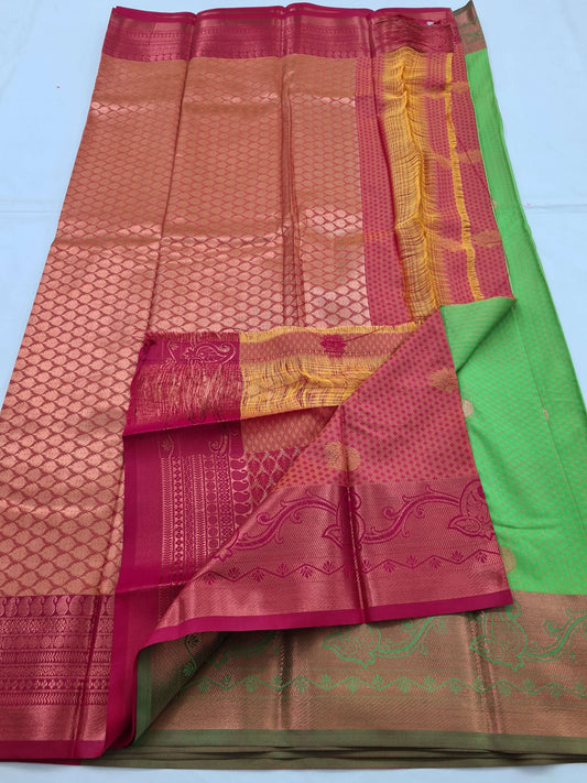 Kanchipuram Blended Soft Silk Silk Saree 020