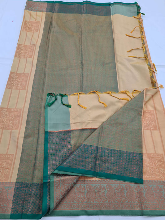 Kanchipuram Blended Soft Silk Silk Saree 026