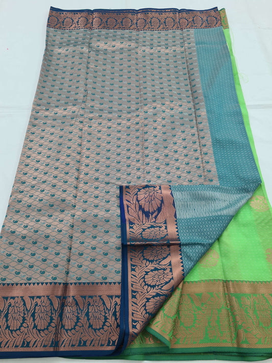 Kanchipuram Blended Soft Silk Silk Saree 027