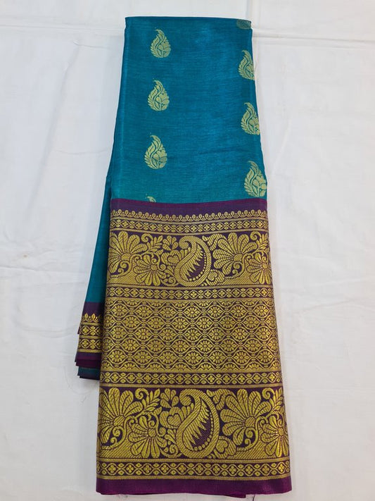 Kanchipuram Blended Soft Silk Silk Saree 048