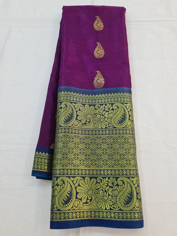 Kanchipuram Blended Soft Silk Silk Saree 049