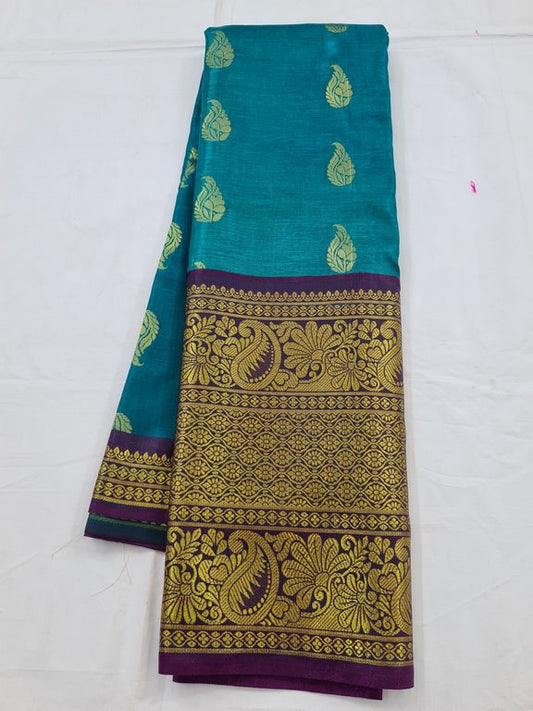 Kanchipuram Blended Soft Silk Silk Saree 050