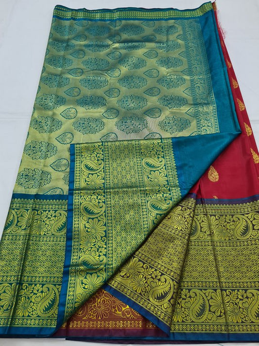 Kanchipuram Blended Soft Silk Silk Saree 051