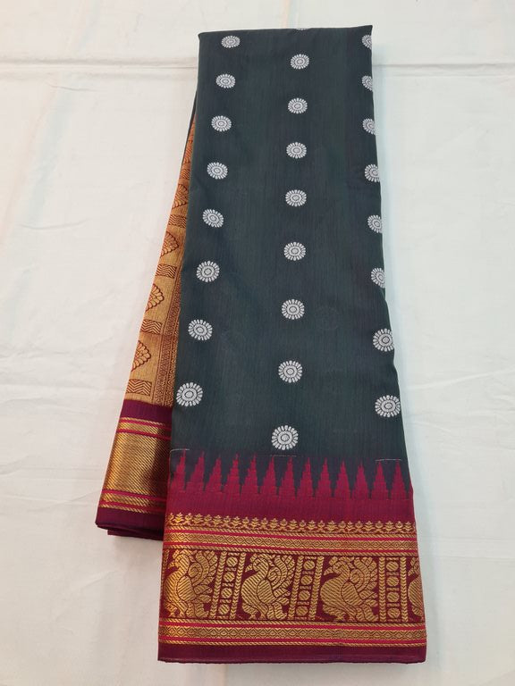 Kanchipuram Blended Soft Silk Silk Saree 054