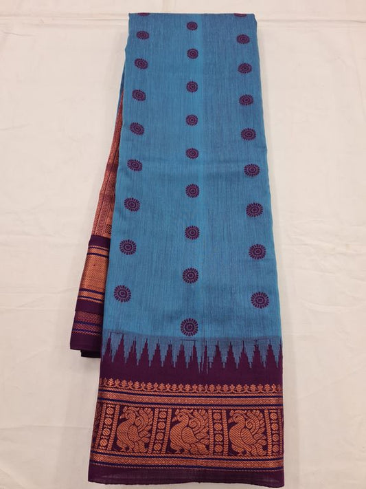 Kanchipuram Blended Soft Silk Silk Saree 057