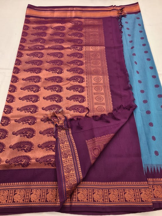 Kanchipuram Blended Soft Silk Silk Saree 057