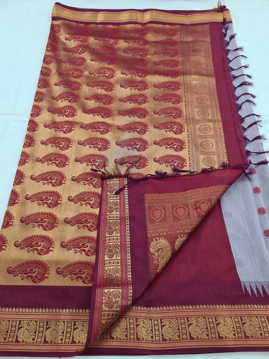Kanchipuram Blended Soft Silk Silk Saree 059
