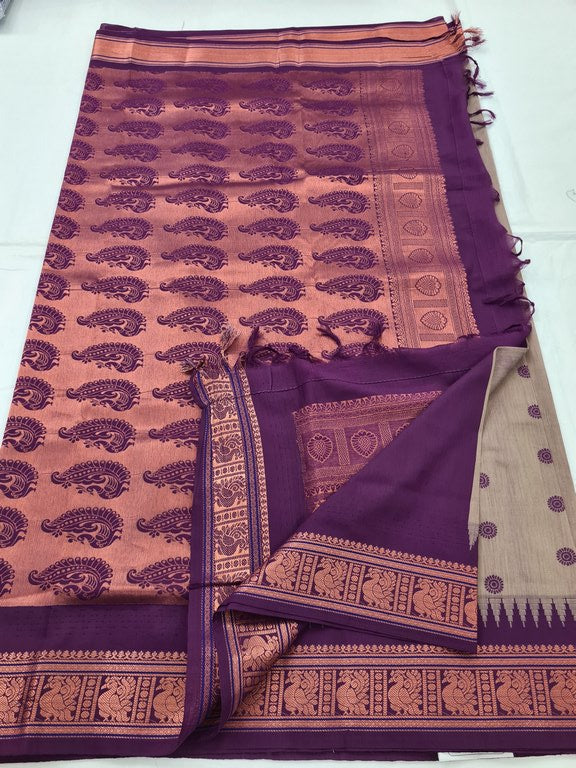 Kanchipuram Blended Soft Silk Silk Saree 064