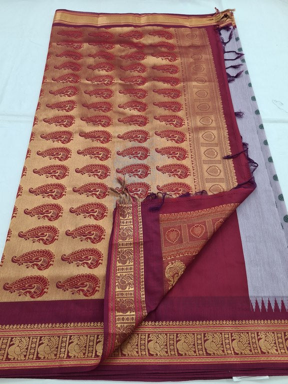 Kanchipuram Blended Soft Silk Silk Saree 067
