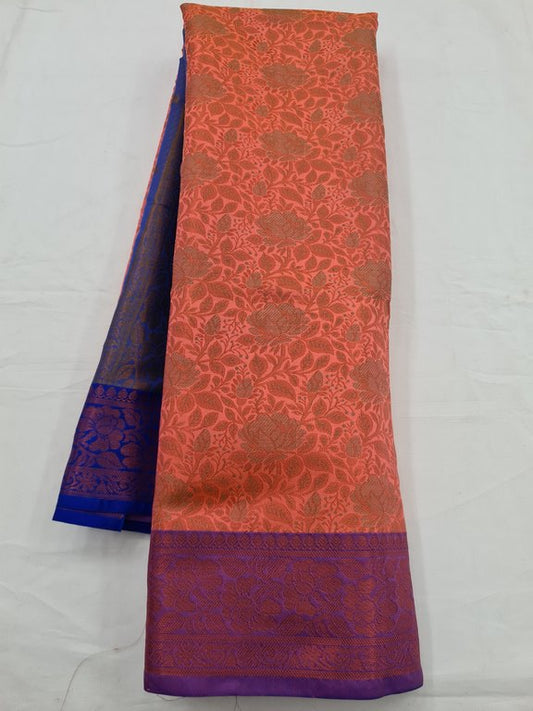 Kanchipuram Blended Soft Silk Silk Saree 075