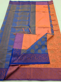 Kanchipuram Blended Soft Silk Silk Saree 075