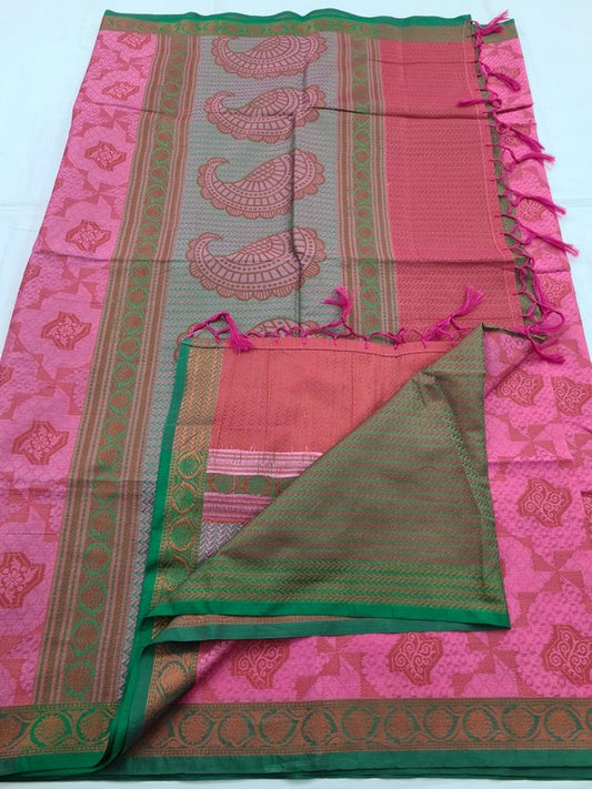 Kanchipuram Blended Soft Silk Silk Saree 077