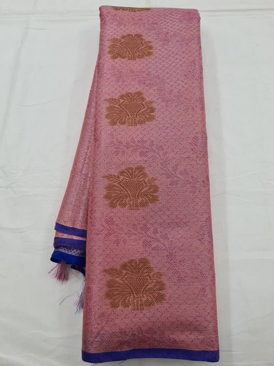 Kanchipuram Blended Soft Silk Silk Saree 078