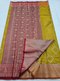 Kanchipuram Blended Trendy Fancy Silk Saree 011