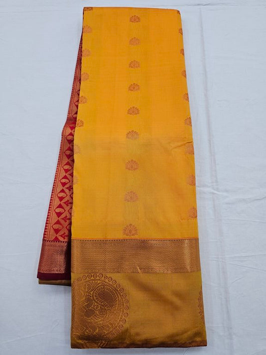 Kanchipuram Blended Trendy Fancy Silk Saree 017