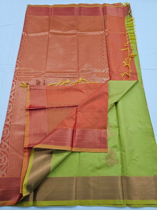Kanchipuram Blended Trendy Fancy Silk Saree 020