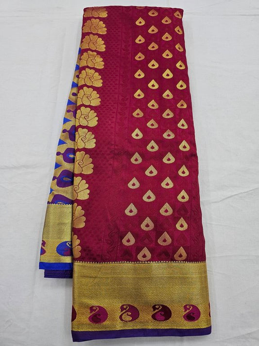 Kanchipuram Blended Trendy Fancy Silk Saree 021