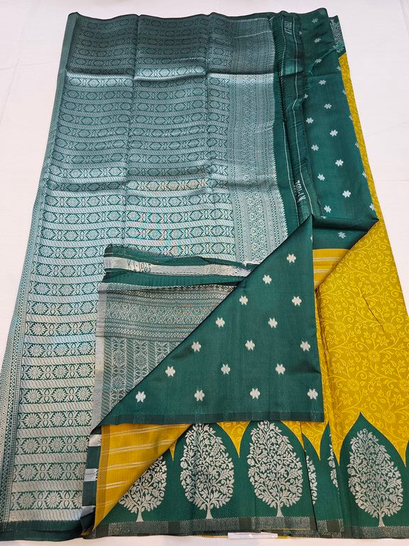 Kanchipuram Blended Trendy Fancy Silk Saree 024