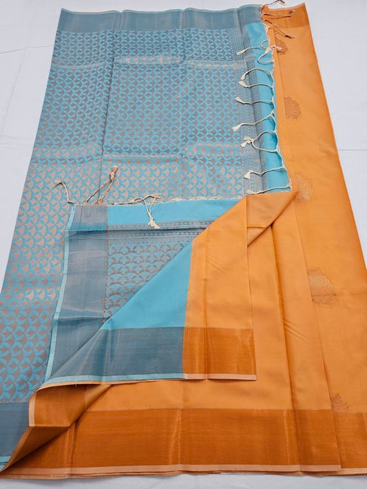 Kanchipuram Blended Trendy Fancy Silk Saree 025