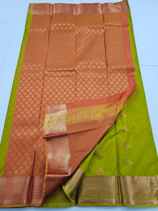 Kanchipuram Blended Trendy Fancy Silk Saree 027