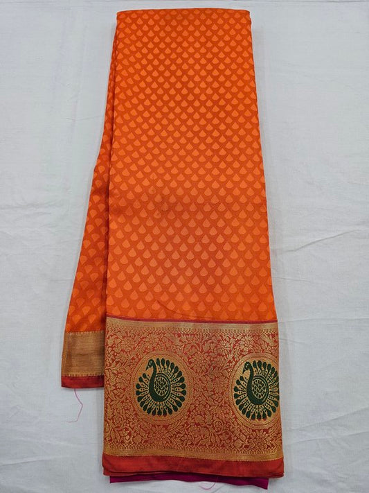 Kanchipuram Blended Trendy Fancy Silk Saree 030