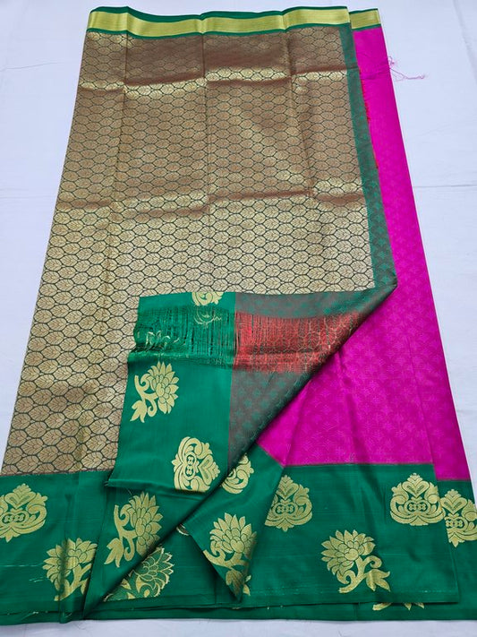 Kanchipuram Blended Trendy Fancy Silk Saree 032