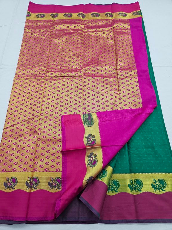 Kanchipuram Blended Trendy Fancy Silk Saree 039