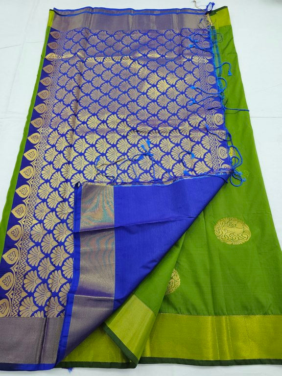 Kanchipuram Blended Trendy Fancy Silk Saree 041