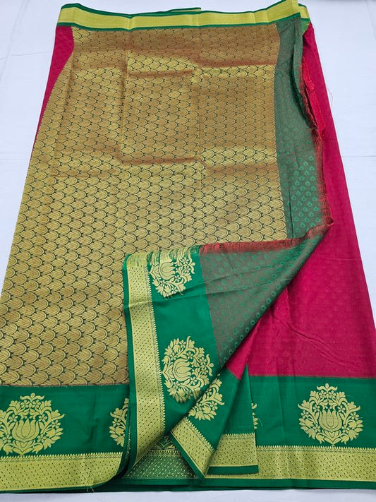 Kanchipuram Blended Trendy Fancy Silk Saree 043