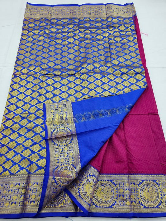 Kanchipuram Blended Trendy Fancy Silk Saree 045