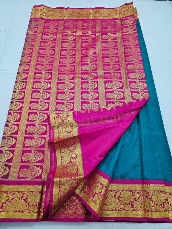 Kanchipuram Blended Trendy Fancy Silk Saree 056