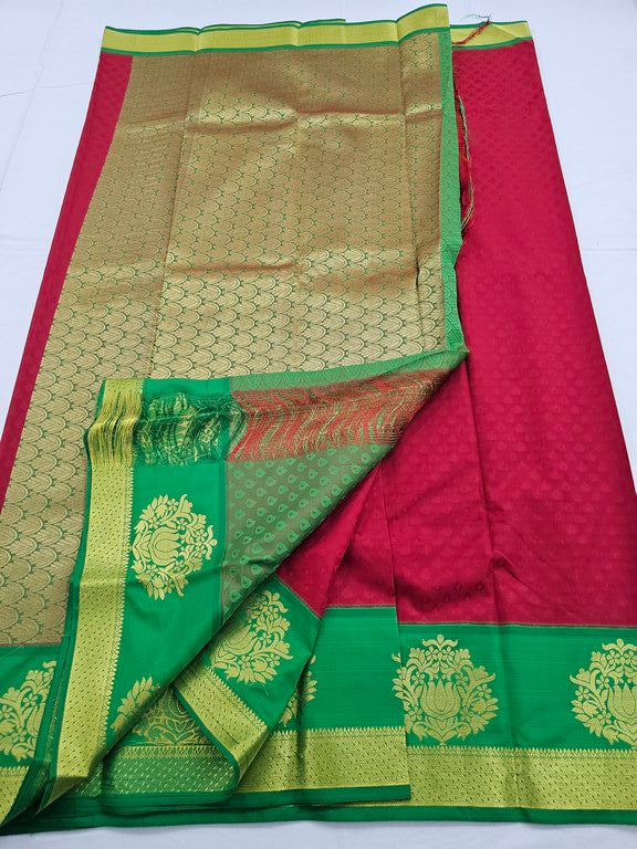 Kanchipuram Blended Trendy Fancy Silk Saree 057