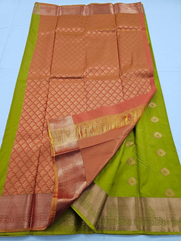 Kanchipuram Blended Trendy Fancy Silk Saree 058