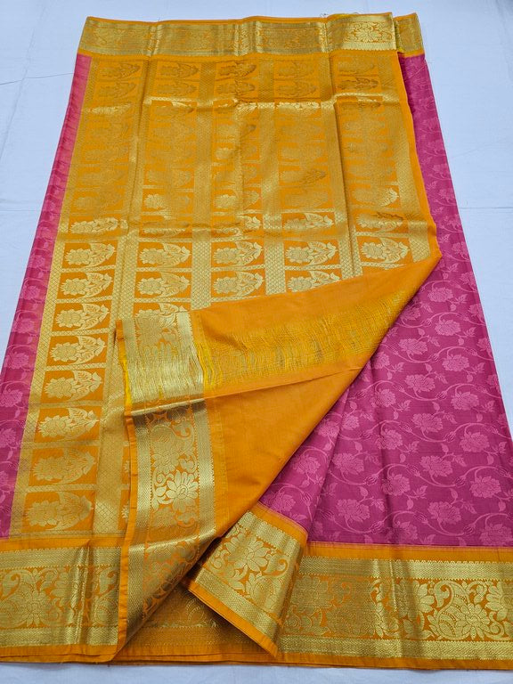 Kanchipuram Blended Trendy Fancy Silk Saree 063