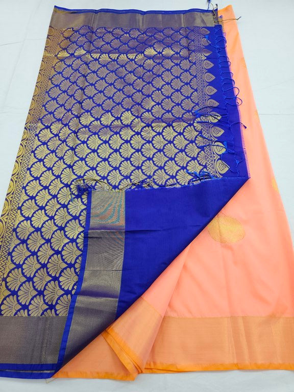 Kanchipuram Blended Trendy Fancy Silk Saree 072