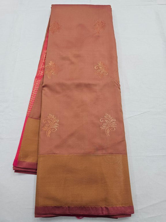 Kanchipuram Blended Trendy Fancy Silk Saree 073
